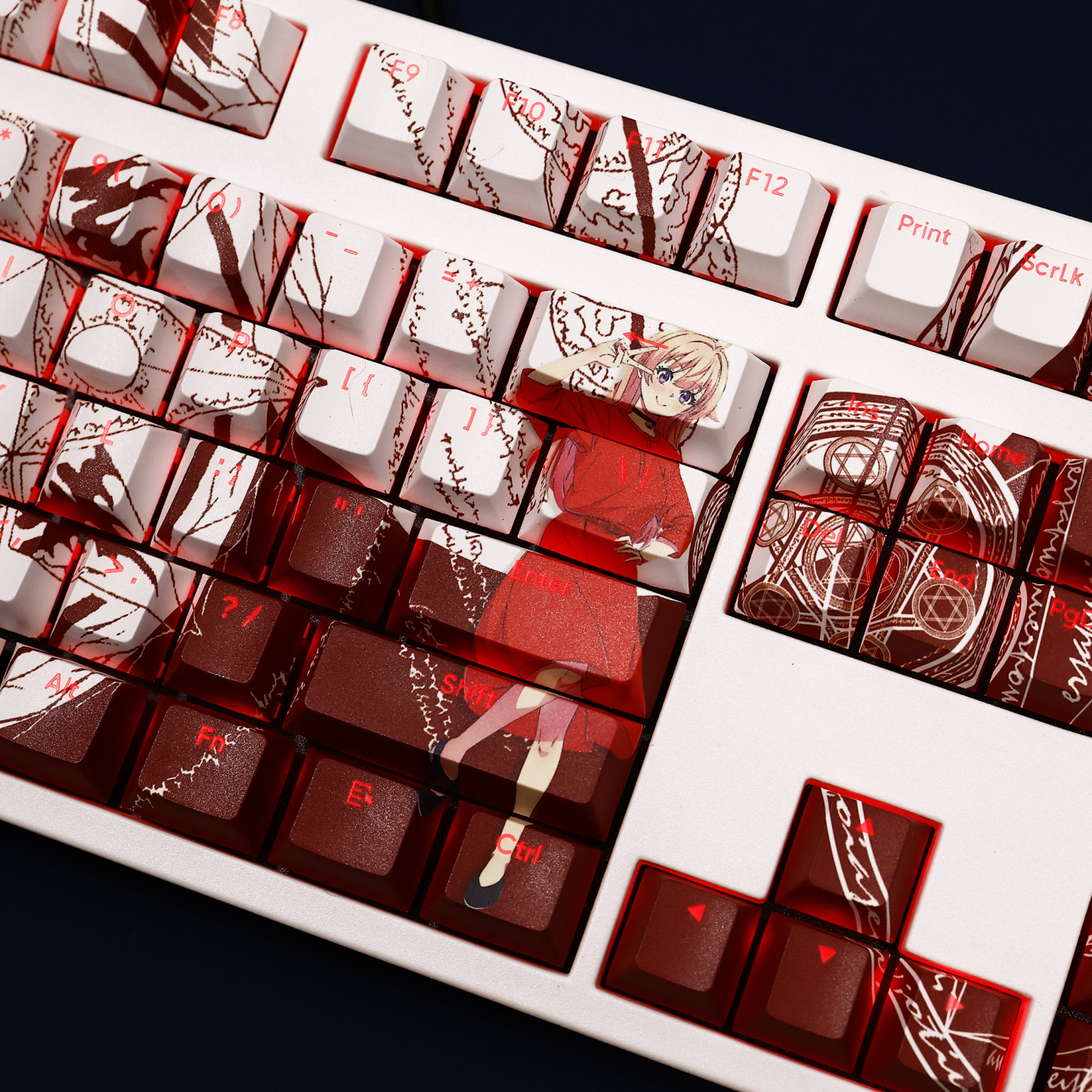 魔女守護者 若月妮可 108鍵 標準配列 衛星軸鍵帽-ZUIHANG SHOP