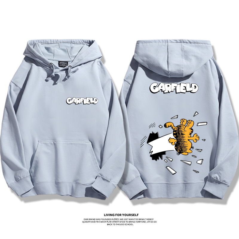加菲貓新款 親子情侶男女款連帽衛衣-ZUIHANG SHOP
