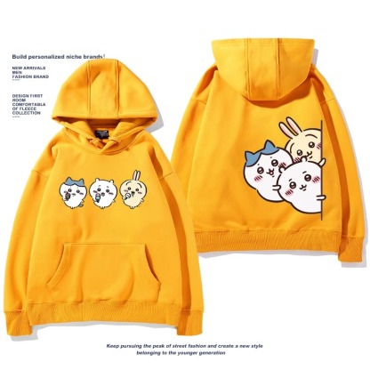 Chiikawa新款 親子情侶男女款連帽衛衣-ZUIHANG SHOP