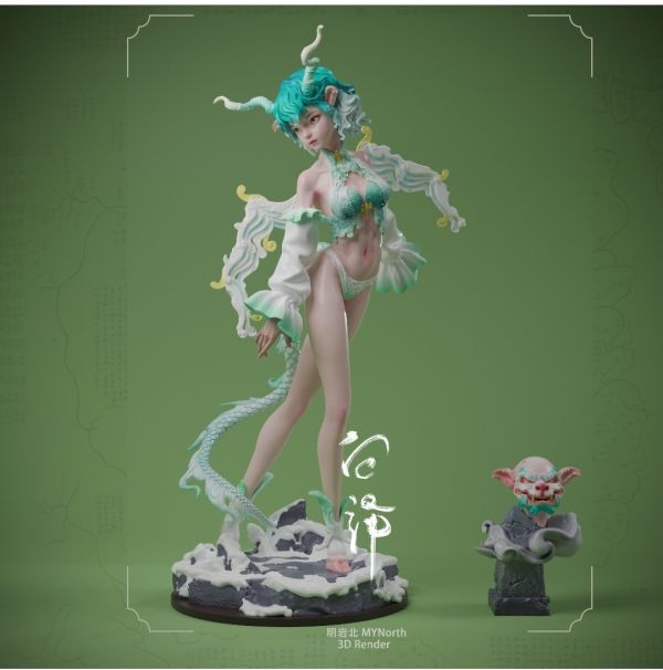 【預購】ZN《山海-白澤》GK白模kit