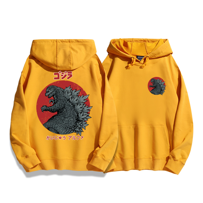 哥斯拉新款 親子情侶男女款連帽衛衣-ZUIHANG SHOP