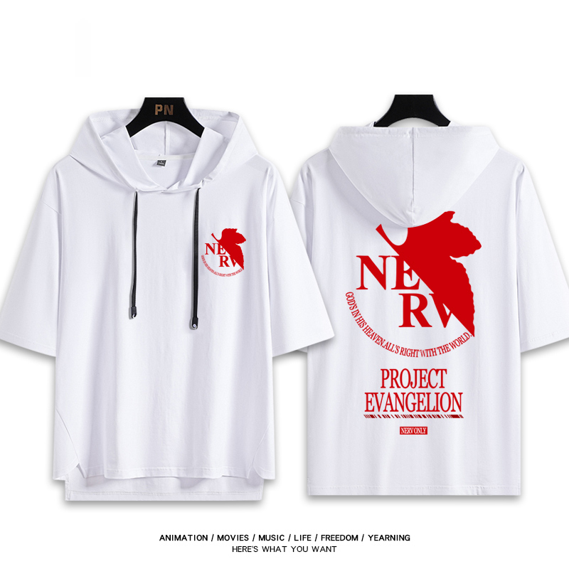 EVA福音戰士 連帽短袖T恤-ZUIHANG SHOP