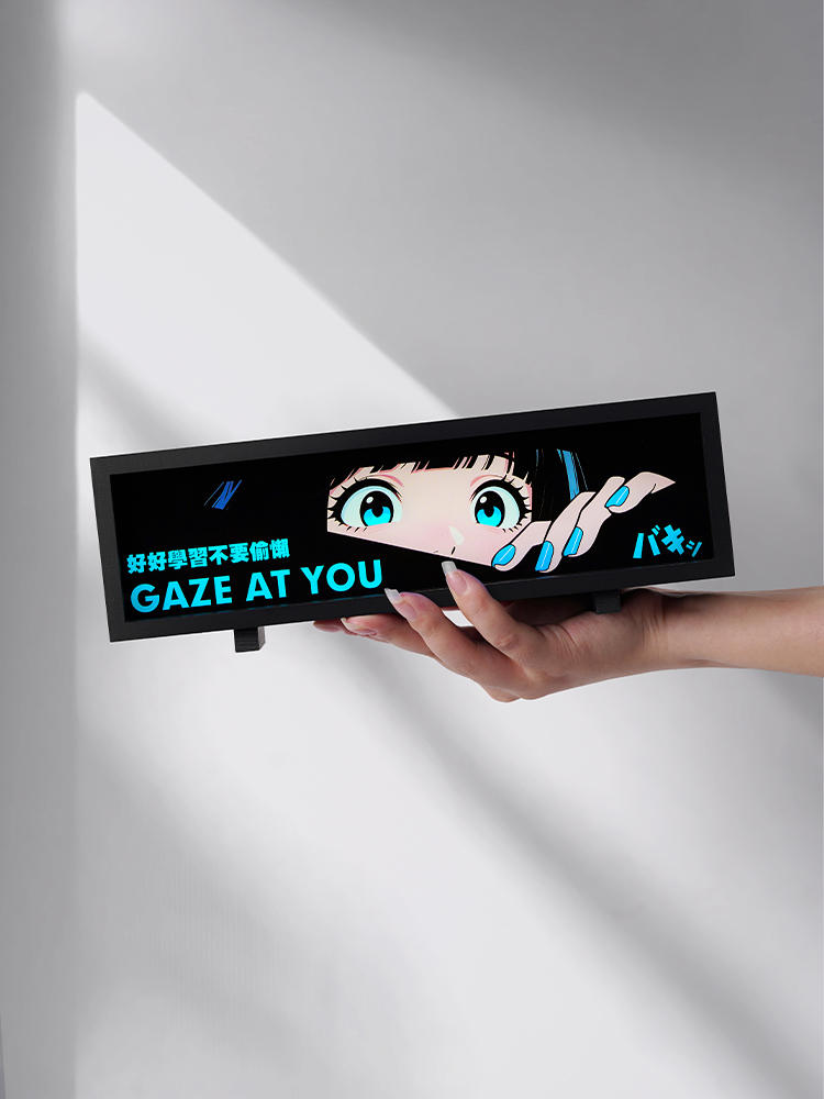 賽博朋克動漫氛圍燈 - 電競桌景必備配件