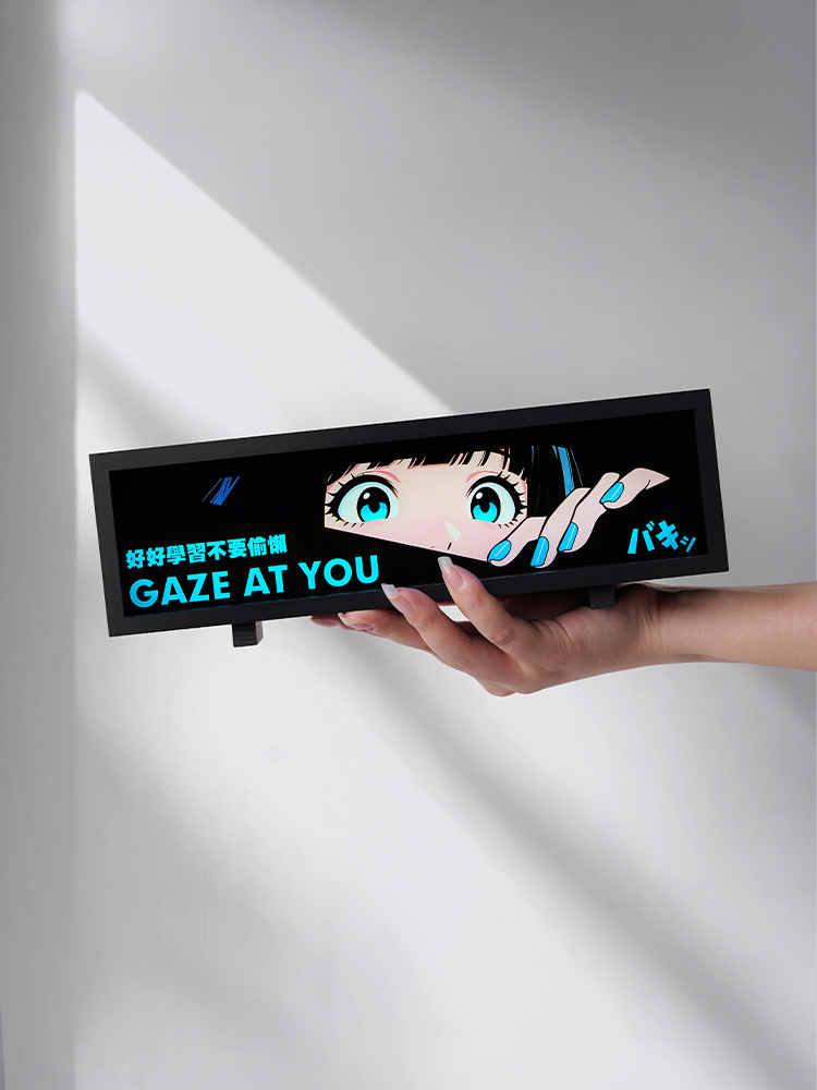 賽博朋克動漫氛圍燈 - 電競桌景必備配件