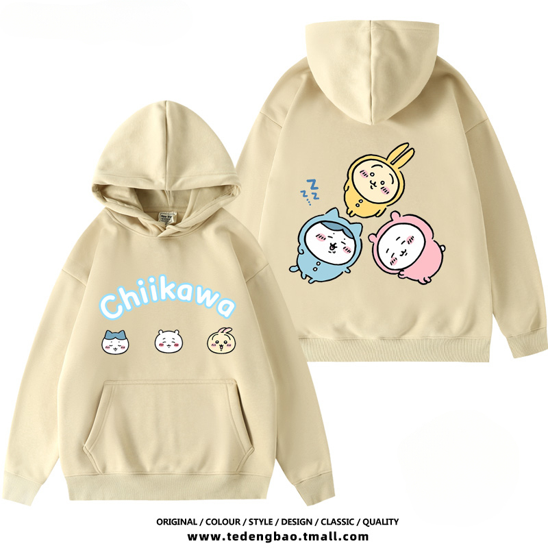 Chiikawa新款 親子情侶男女款連帽衛衣-ZUIHANG SHOP