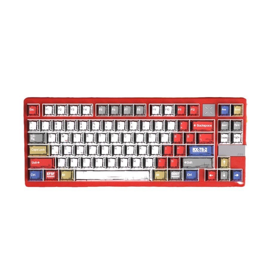 機動戰士鋼彈 134鍵 漫畫鍵帽-ZUIHANG SHOP