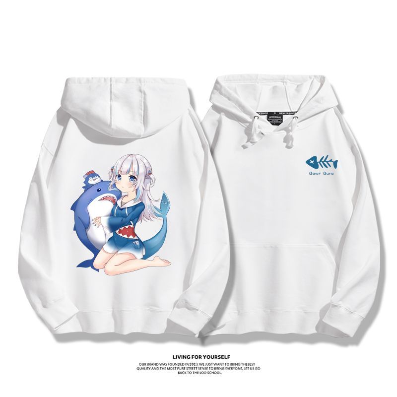 Gawr Gura 2025秋冬新款 親子情侶男女連帽衛衣-ZUIHANG SHOP