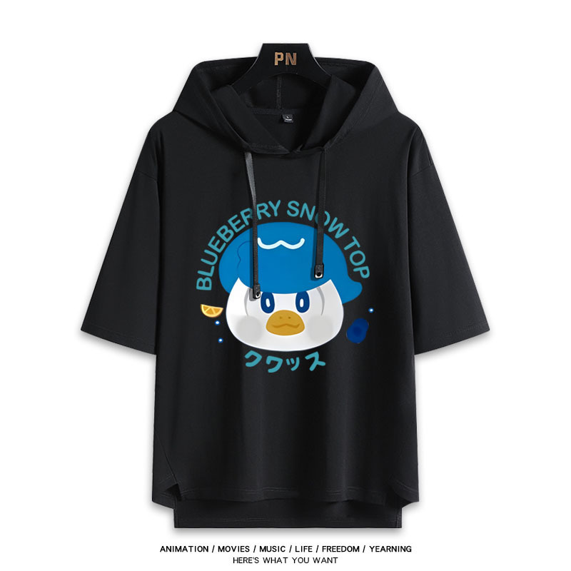 寶可夢新款 親子情侶男女款連帽短袖T恤-ZUIHANG SHOP