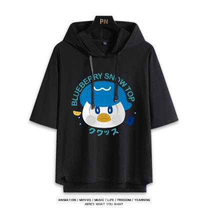 寶可夢新款 親子情侶男女款連帽短袖T恤-ZUIHANG SHOP