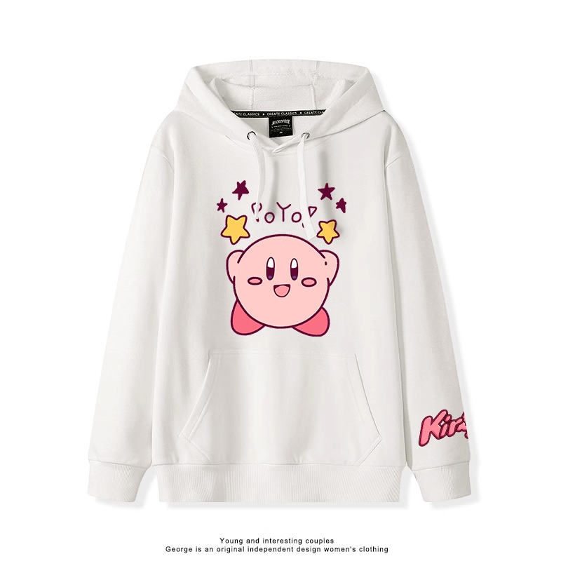 星之卡比 2025秋冬新款 親子情侶裝連帽衛衣