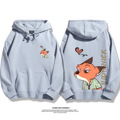 瘋狂動物城 2025秋冬新款 親子情侶男女連帽衛衣-ZUIHANG SHOP