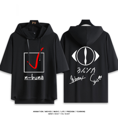 夜鹿yorushika 連帽短袖T恤-ZUIHANG SHOP