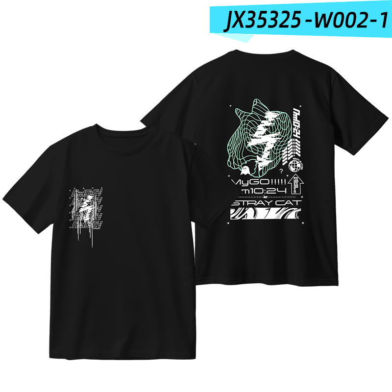 BanG Dream MyGO!!! 周邊印花短袖T恤-ZUIHANG SHOP