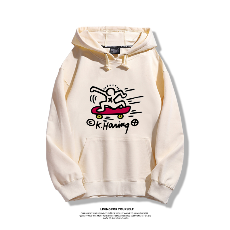 keith haring新款 親子情侶男女款連帽衛衣-ZUIHANG SHOP