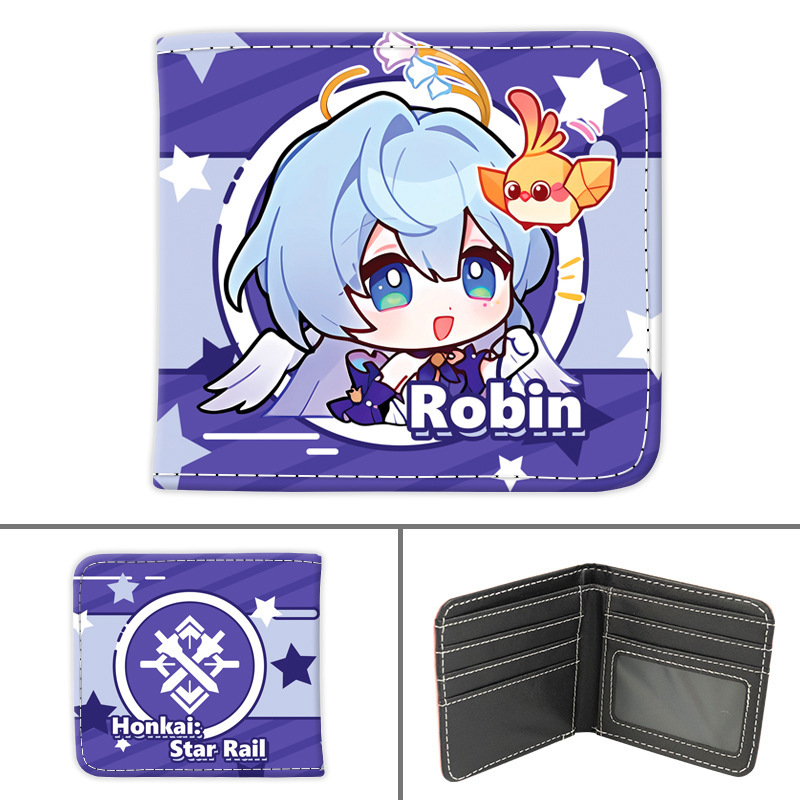 星穹鐵道Q版動漫周邊pu皮革短錢包-ZUIHANG SHOP