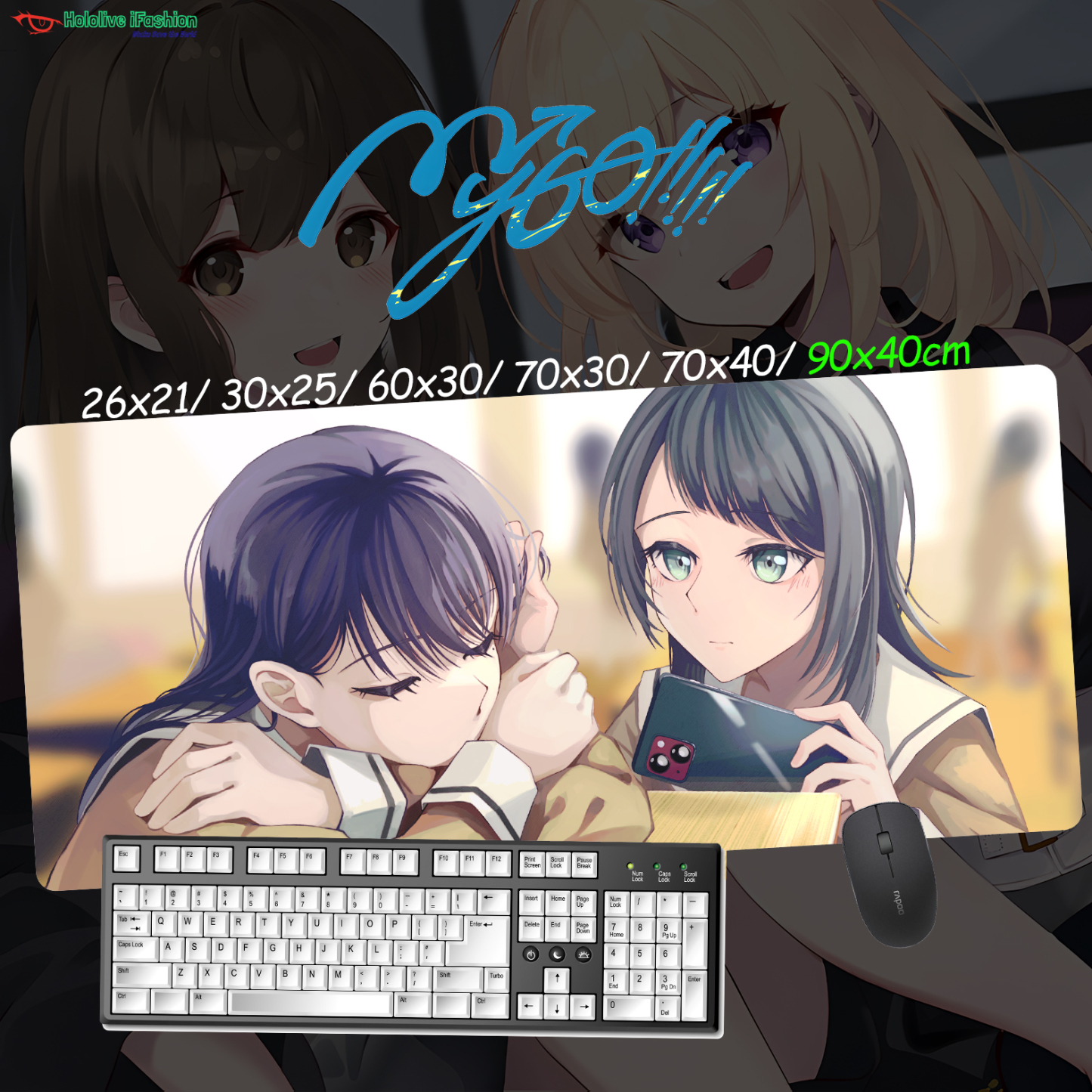 BanG Dream! It's MyGO!!!!! 超大鎖邊主題桌墊 布質滑鼠墊