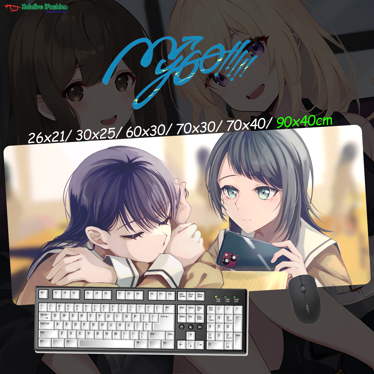 BanG Dream! It's MyGO!!!!! 超大鎖邊主題桌墊 布質滑鼠墊