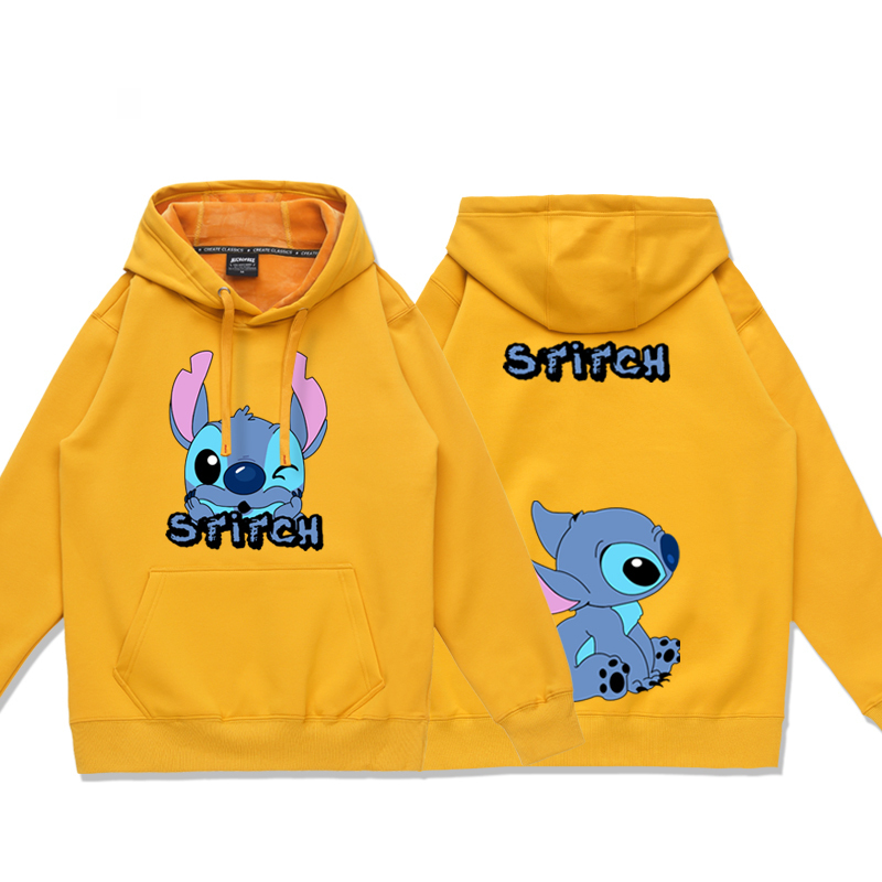 史迪奇 2025秋冬新款 親子情侶裝連帽衛衣