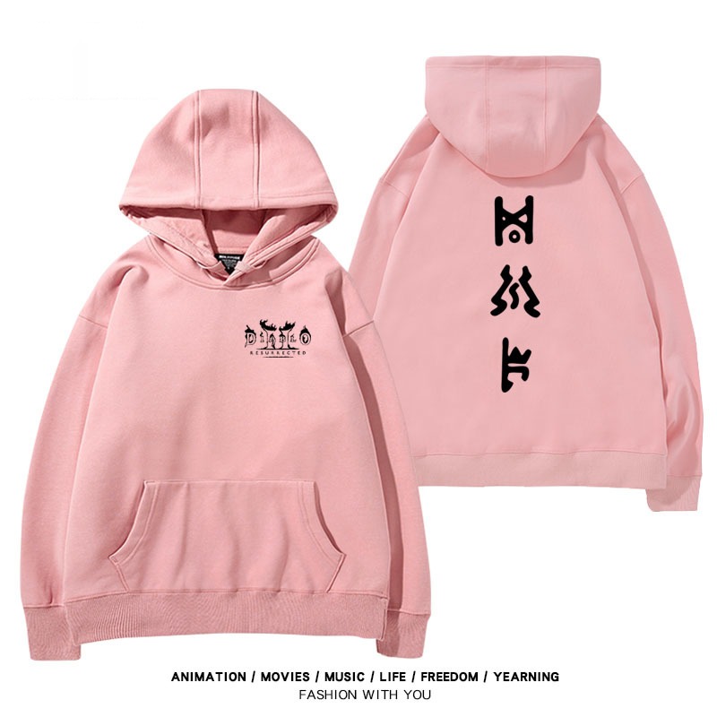 暗黑破壞神 秋冬新款 親子情侶裝連帽衛衣
