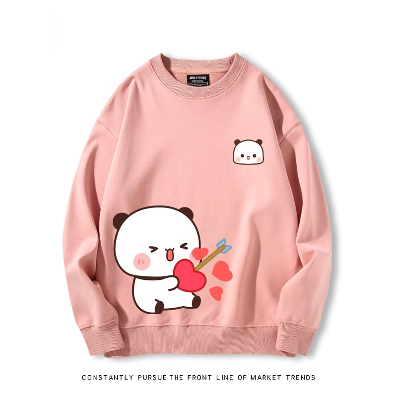 一二布布 秋冬新款 親子情侶裝圓領長袖