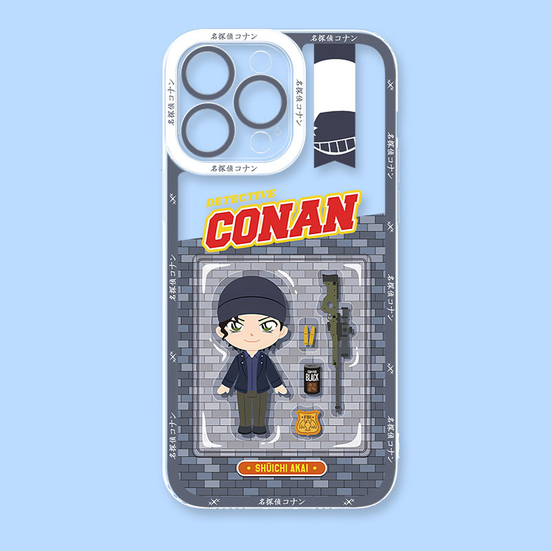 名偵探柯南天使眼透明防摔軟殼