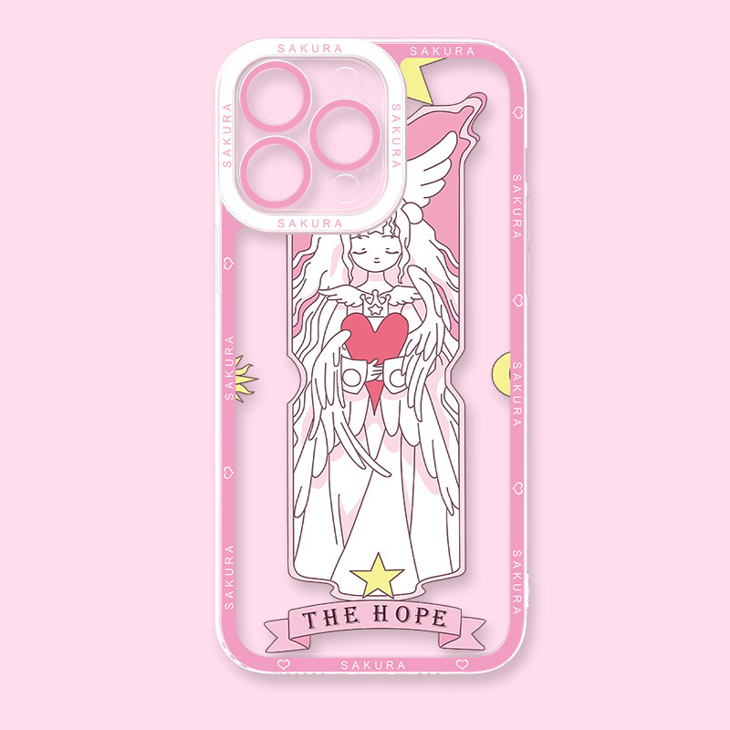 魔卡少女櫻天使眼透明防摔軟殼