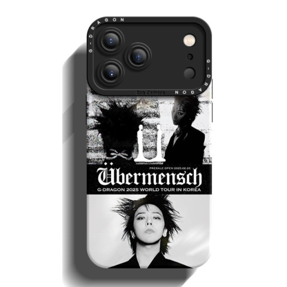 GD權志龍高級感液態矽膠手機殼