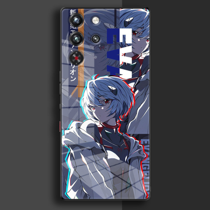 紅魔新世紀福音戰士EVA鋼化玻璃手機殼