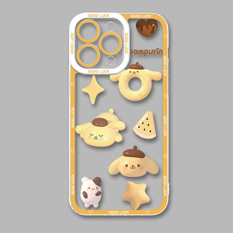 三麗鷗佈丁狗天使眼透明手機殼