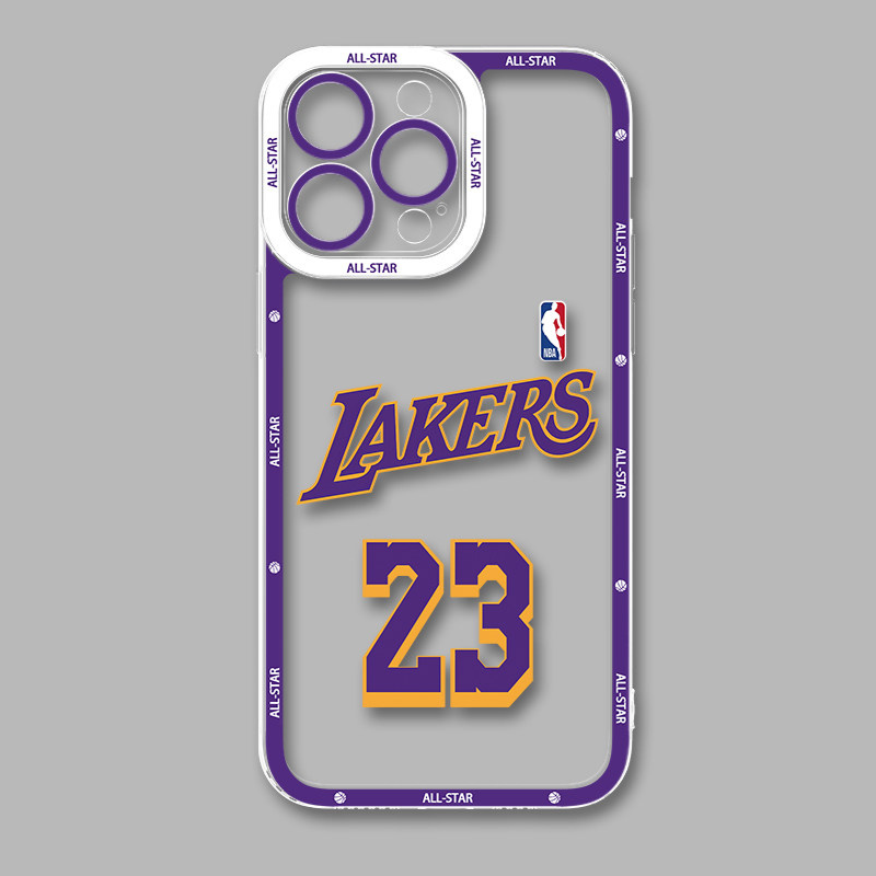 NBA湖人隊天使眼透明手機殼