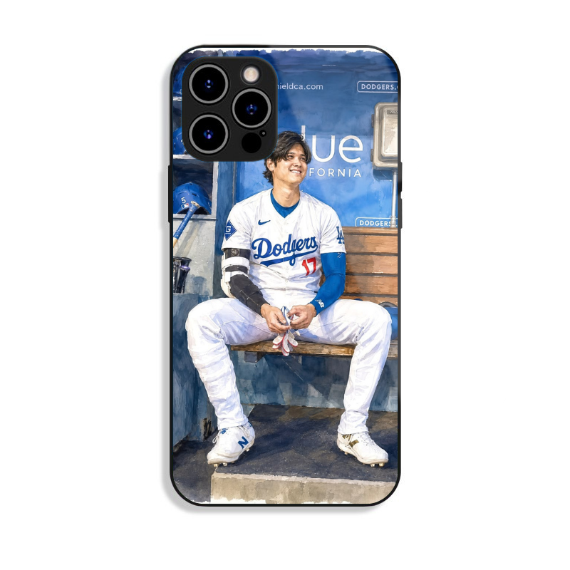 大谷翔平高清鋼化玻璃手機殼
