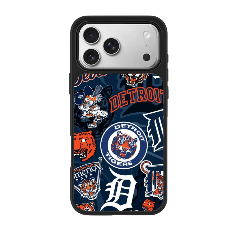 底特律老虎 Detroit Tigers 玻璃磁吸手機殼｜MagSafe 潮流保護殼