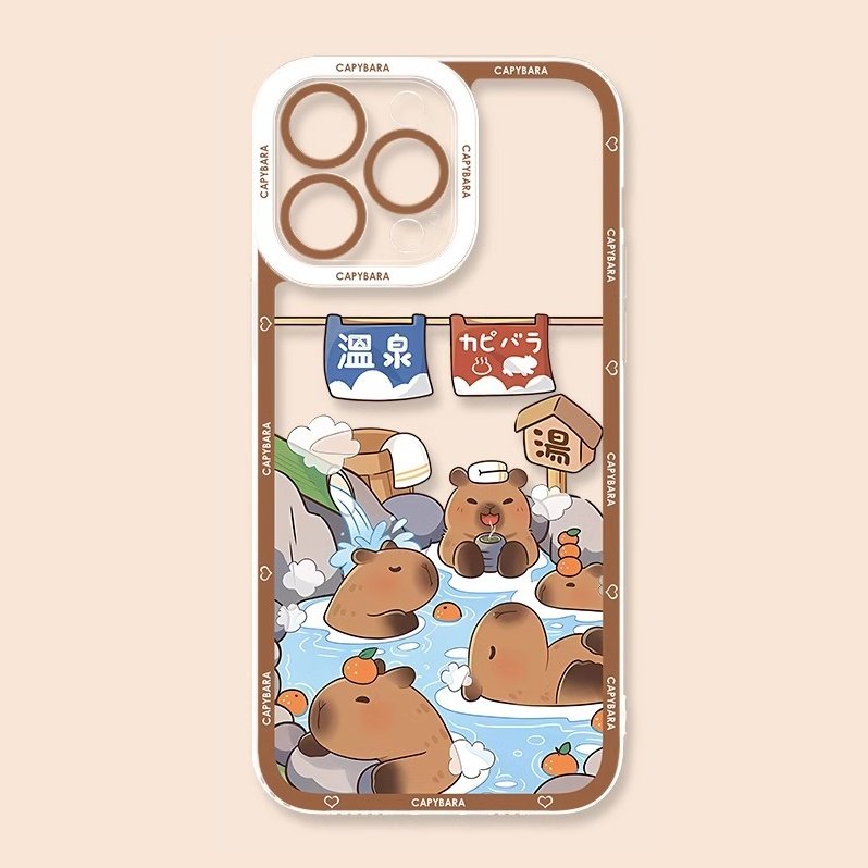 卡皮巴拉天使眼透明防摔軟殼-ZUIHANG SHOP