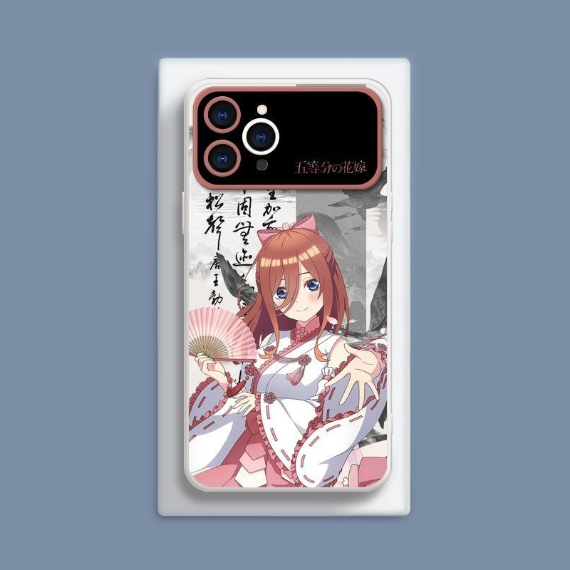 五等分的花嫁液態大視窗全包矽膠防摔軟殼