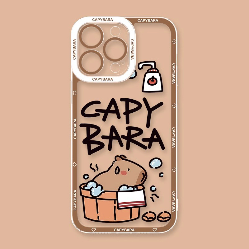 卡皮巴拉天使眼透明防摔軟殼-ZUIHANG SHOP