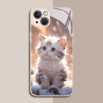 可愛貓咪新款高清全包防摔玻璃殼-ZUIHANG SHOP