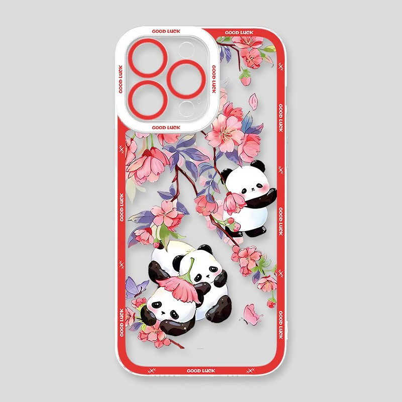 熊貓兔子天使眼透明防摔軟殼-ZUIHANG SHOP