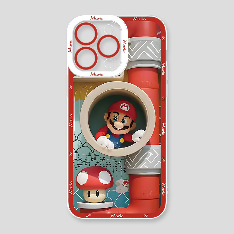 樂高積木馬里奧天使眼透明防摔軟殼-ZUIHANG SHOP