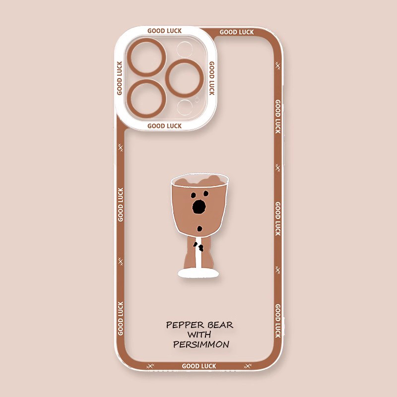 柿子椒熊天使眼透明防摔軟殼-ZUIHANG SHOP