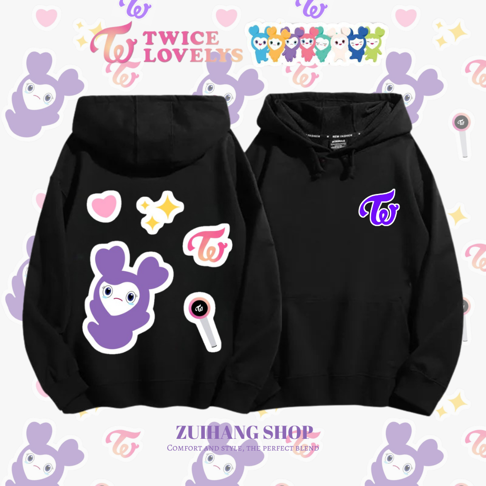 Twicelovely新款 親子情侶男女款連帽衛衣-ZUIHANG SHOP