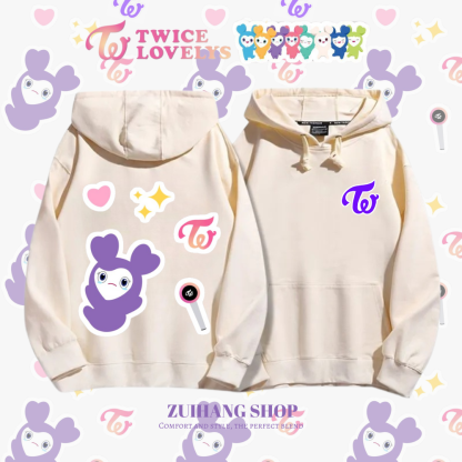 Twicelovely新款 親子情侶男女款連帽衛衣-ZUIHANG SHOP