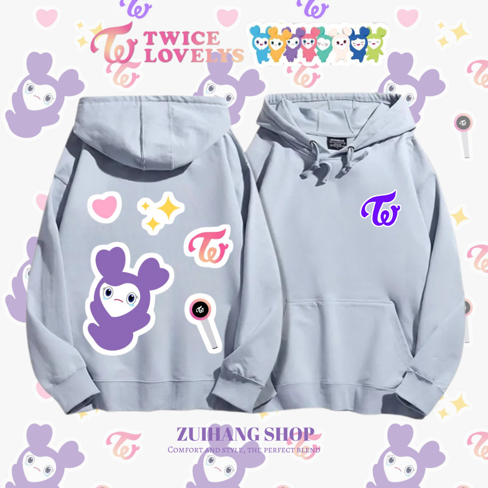 Twicelovely新款 親子情侶男女款連帽衛衣-ZUIHANG SHOP
