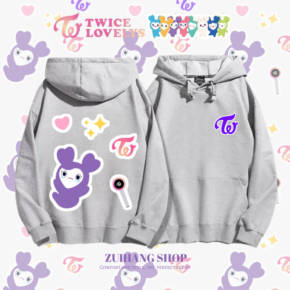 Twicelovely新款 親子情侶男女款連帽衛衣-ZUIHANG SHOP