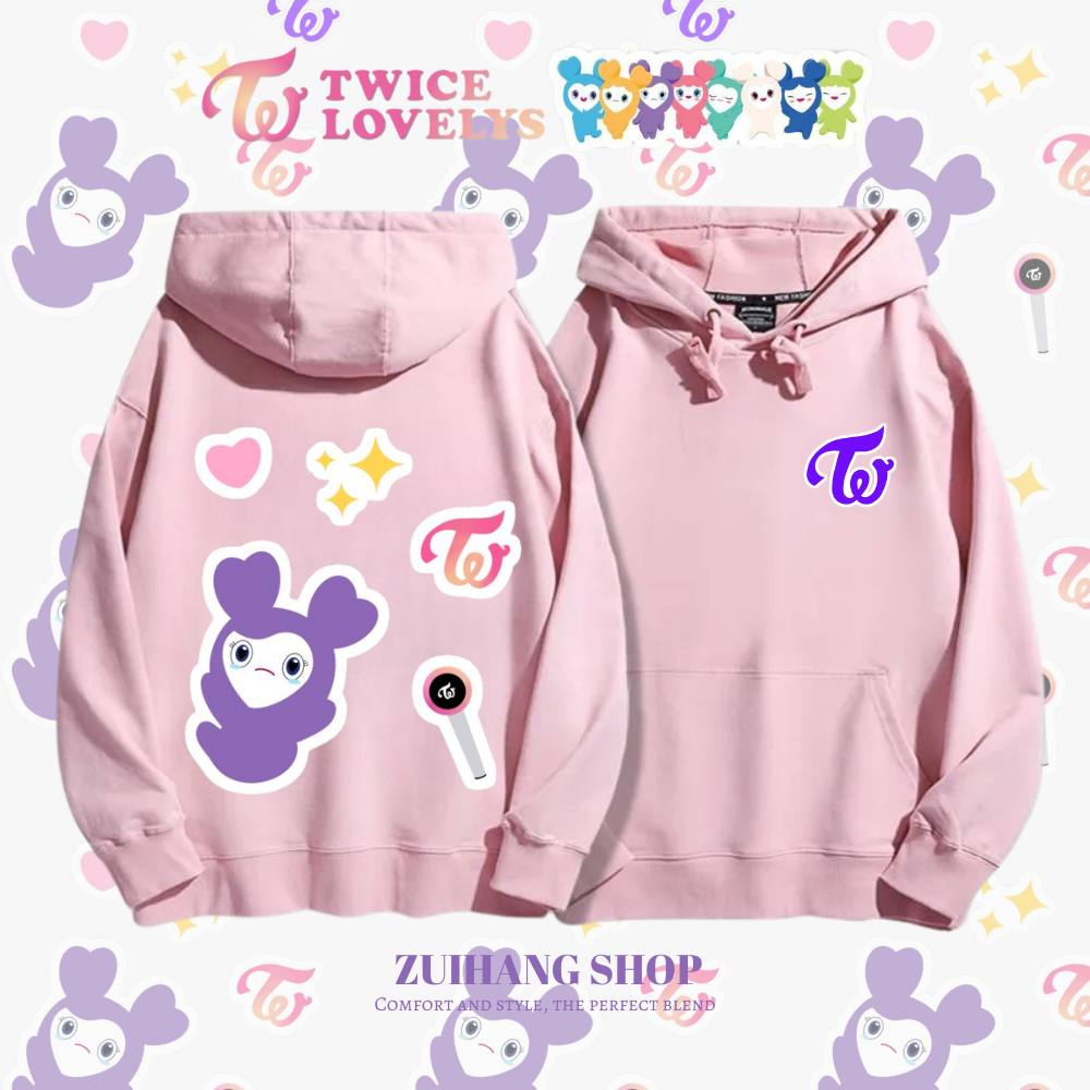 Twicelovely新款 親子情侶男女款連帽衛衣-ZUIHANG SHOP