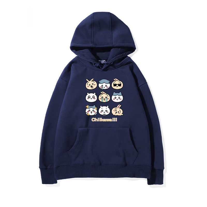 Chiikawa 2025秋冬新款 親子情侶男女連帽衛衣