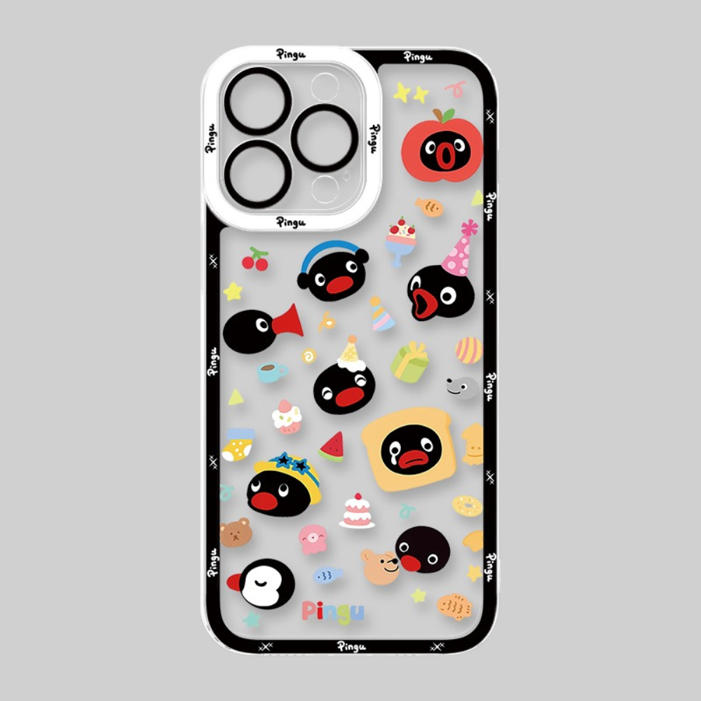 Pingu企鵝天使眼透明防摔軟殼-ZUIHANG SHOP