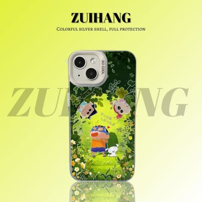 蠟筆小新彩銀防摔手機殼-ZUIHANG SHOP