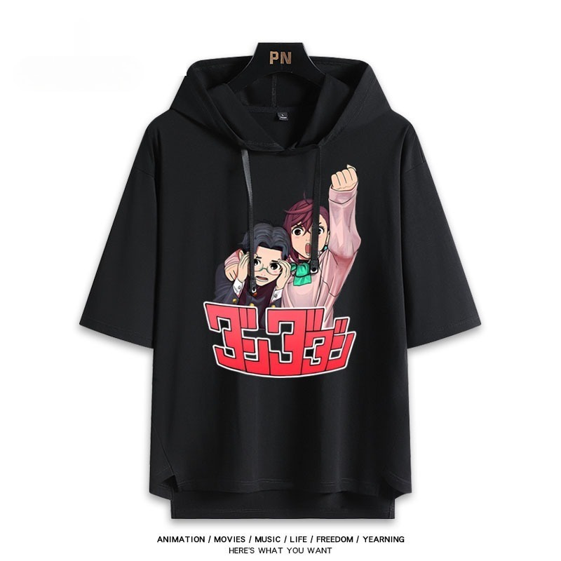 膽大黨新款 親子情侶男女款連帽短袖T恤-ZUIHANG SHOP