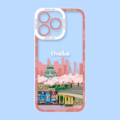 城市插畫天使眼透明防摔軟殼-ZUIHANG SHOP