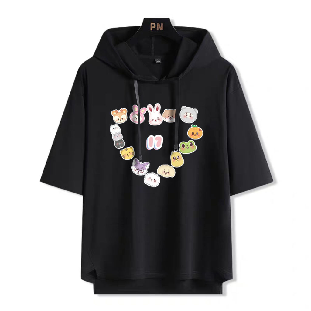 SEVENTEEN 連帽短袖T恤-ZUIHANG SHOP